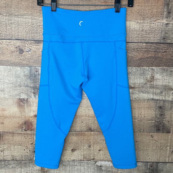 Zyia Active Pocket Light N Tight LNT Hi Rise Capri Leggings Blue SZ 4 - Picture 4 of 7